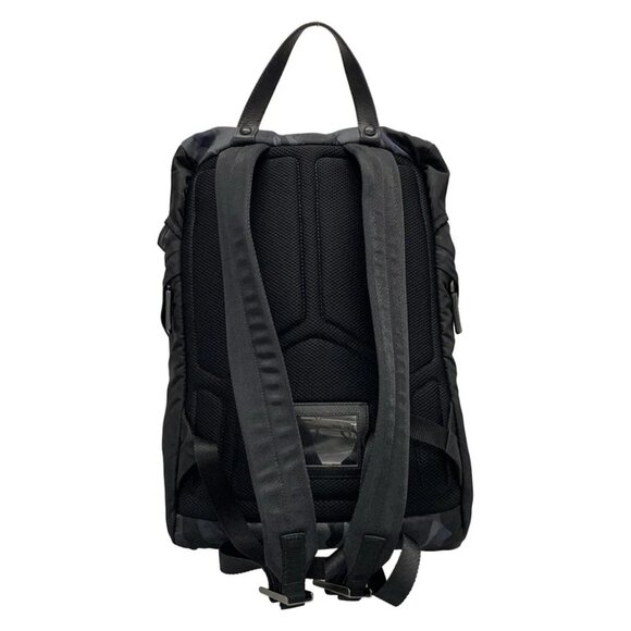 PRADA -  Black Nylon Leather Backpack 728-071625 - Picture 2 of 14
